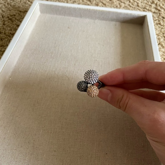 Stella & Dot Soirée Trio Ring - Picture 3 of 10